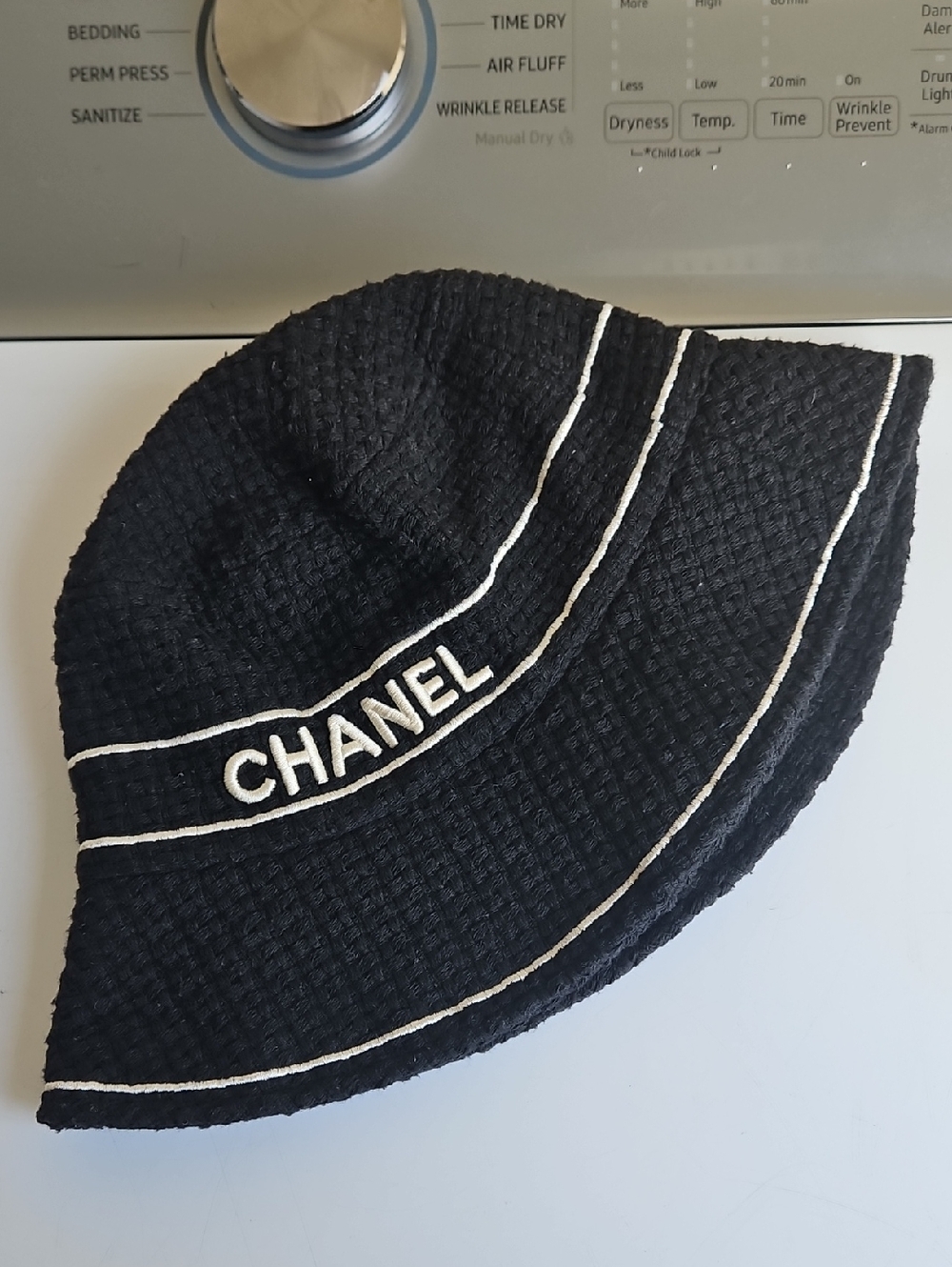 Chanel Black Bucket Hat - Picture 12 of 13
